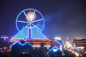 “水城之眼”摩天轮，东昌湖边的浪漫图片