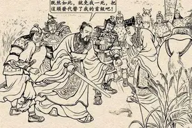 鄢陵十大典故之九：曹操马踏青苗，“割发代首”正军法图片