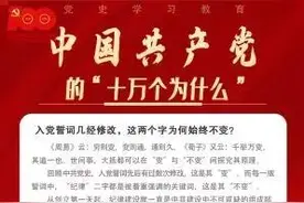 党史海报|中国共产党的“十万个为什么”图片