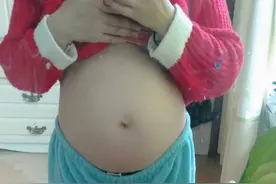 孕期虽难熬，但知道胎宝在“保护”妈妈后，就舍不得“卸货”了图片