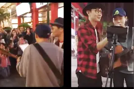 歌手街头翻唱林俊杰-江南 本尊居然出現视频封面