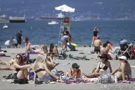 温哥华体感39℃ 温村人集体热疯 印度人表示：太热了 想回印度图片