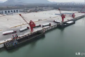 东平港(老湖区)试通航  通江达海促南北货物畅通图片