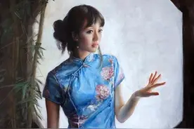 古典东方女性之美——油画艺术家张锦龙女性人物作品欣赏图片