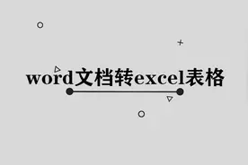 word文档转excel表格图片