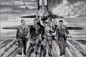 致敬蓝天，画作里沁着色彩斑斓的梦想图片