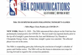 NBA官方宣布暂停本赛季比赛图片