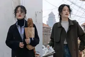 3个叠穿小技巧，穿出保暖时髦，“不露腿、不露脖子”一样很时尚图片