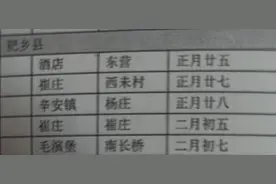 河北邯郸肥乡县赶会时间表图片
