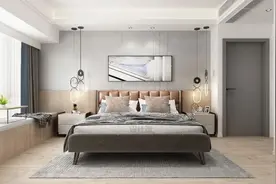 卧室太大，怎么布置好看？避免大而空的视觉感，装修才会高端图片