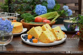 学会这款特别的田园咸戚风，解决你关于戚风蛋糕各种问题，快收藏图片