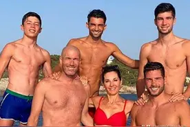 齐达内儿子们现状：老大混迹法乙，老二重返西甲，老三留守皇马图片