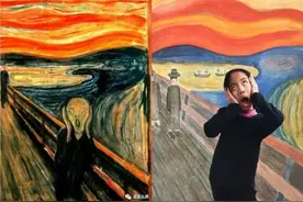 憋不住了哈哈哈！广西一群小学生脑洞大开，“神还原”世界名画图片