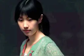 冷军7015万人民币成交油画作品《肖像之相——小姜》细节及步骤图片