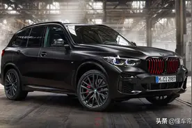 新车 | 更加霸气！宝马X5冰霜黑+朱砂红版曝光，约合人民币53万元图片