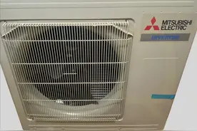 拆三菱电机空调XS/VX 3匹方柜机 外机三排铜管图片