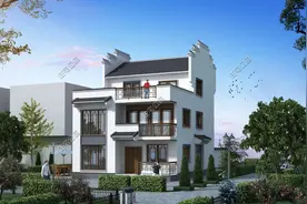 谁说农村别墅一定要有罗马柱？看看这10套户型，每套颜值都很高图片