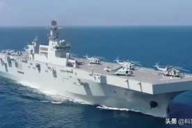 受中国海南舰服役的刺激，在停摆8年后，印度重启未来两栖攻击舰图片