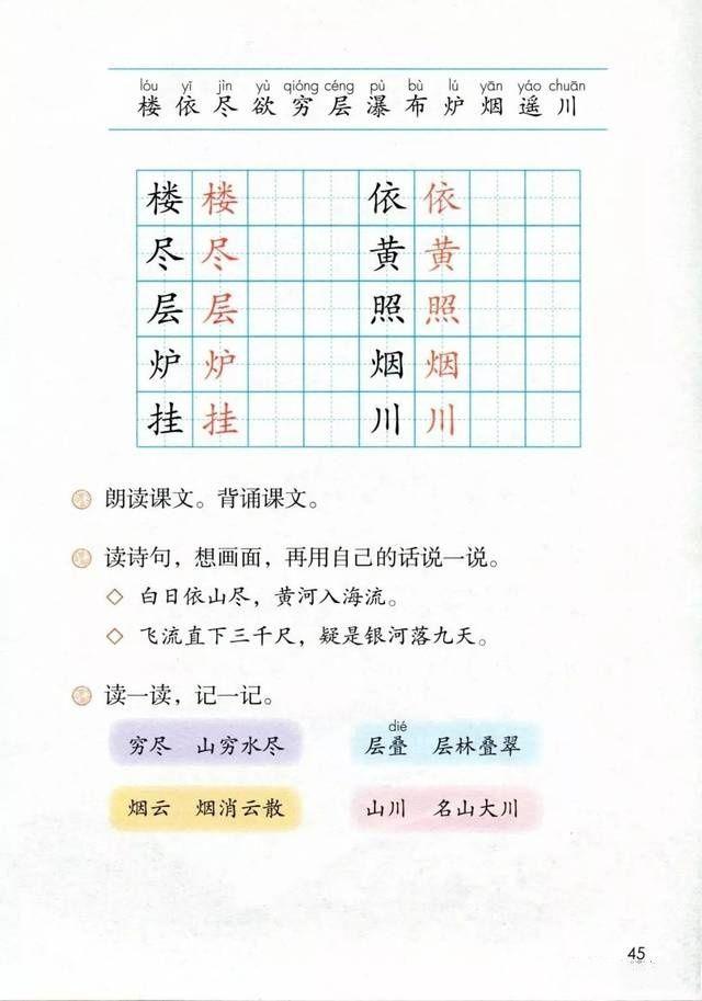 部编版语文二年级上第四单元每课知识点归纳