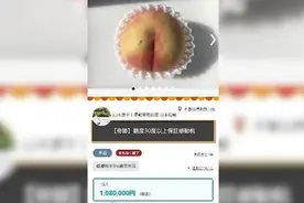 一颗桃售108万日元，日本农户称保证吃了就感动图片