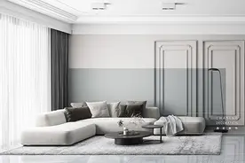 CHASING DESIGN 启呈 | 广州番禺·祈福缤纷汇 现代美式装修案例图片