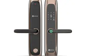 萤石DL20S握开联网版指纹锁开启闪购：六种开门方式图片