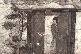 宋代墓室中神秘的“妇人启门”是怎么一回事？它有着怎样的寓意？图片