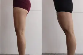 Rosie分享瘦腿经验，专瘦肌肉小腿，一周小腿肌肉变细软图片