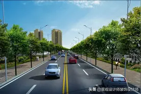 道路绿化设计案例参考图图片