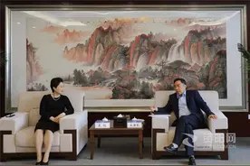 资阳市长吴旭在京拜会中交集团总经理宋海良图片