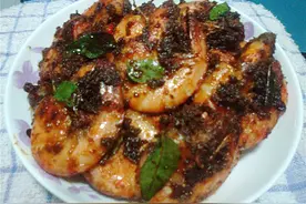 甘香虾、肉骨茶、芒果芝士慕斯（美食是永远的爱恋）图片
