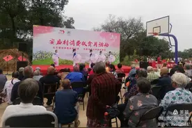 临潼区小金街道安庙村开展消费扶贫月活动图片