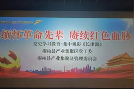 【学党史办实事】没有哪一个春天会迟到，但有人却永远留在了寒冬——县产业集聚区组织集中观影《长津湖》图片
