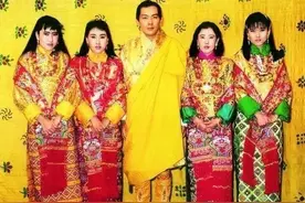 不丹王母62岁生日照曝光，4个姐妹一起嫁国王，凤眼迷人风情万种图片
