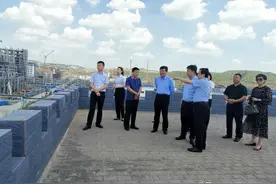 恒力石化（大连）化工有限公司总经理许锦一行来我旗考察图片