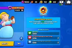 荒野乱斗：狙击手佩佩，伤害高且有位移，是高手玩家的最爱图片