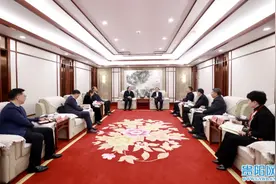 胡忠雄会见中国发展研究院院长、国家创新与发展战略研究会副理事长王彤一行图片