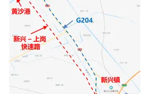 江苏盐城 G204 盐冈快速通道工程 新兴镇&上岗镇快速路动工图片