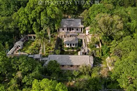 广西大山里发现一座将军豪宅，占地400亩，原主人曾娶8个老婆图片