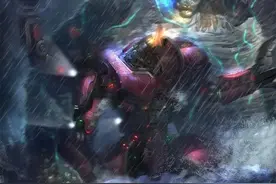 拥有三条手臂的机甲图片