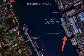 中国商业卫星拍到印度航母：致命缺陷暴露，打起来毫无还手之力图片