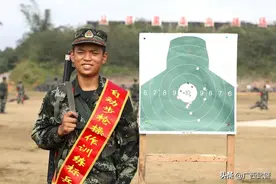 猛啊！这名新兵首次打靶，5发50环！图片