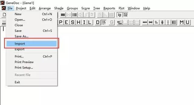 GeneDoc绘制漂亮的多重序列比对图