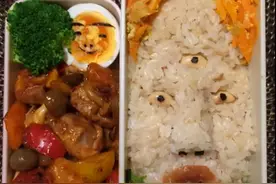 日本妈妈便当“翻车”，精致里带着恶心，这饭谁吃得下？图片