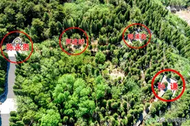 山西晋中：昔阳县大寨虎头山4座名人墓，陈永贵郭沫若贾进财孙谦图片