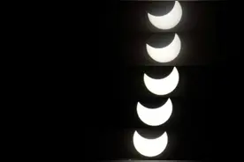 北京上空日偏食完整记录！一图看遍日晴圆缺图片