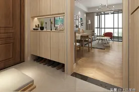 “穷”装84㎡小三房，房子里一贫如洗，造型都不做，也很有品味图片
