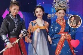 央视女主持古装比美，24岁新晋主播郭若天站C位，气质不输李梓萌图片