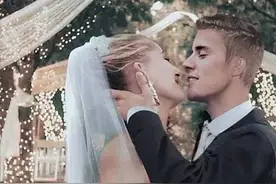 比伯海莉结婚纪录片曝出，比伯大喊"我结婚了"，婚礼奢侈又浪漫图片