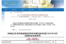 《中医研究》杂志晋升为河南省卫生高级职称评审二类学术期刊图片